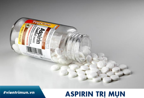 aspirin trị mụn