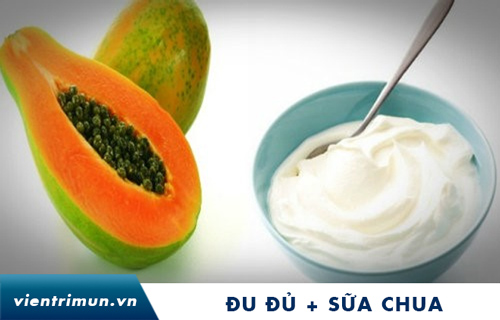 mặt nạ đu đủ sữa chua