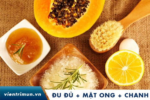 mặt nạ đu đủ mật ong