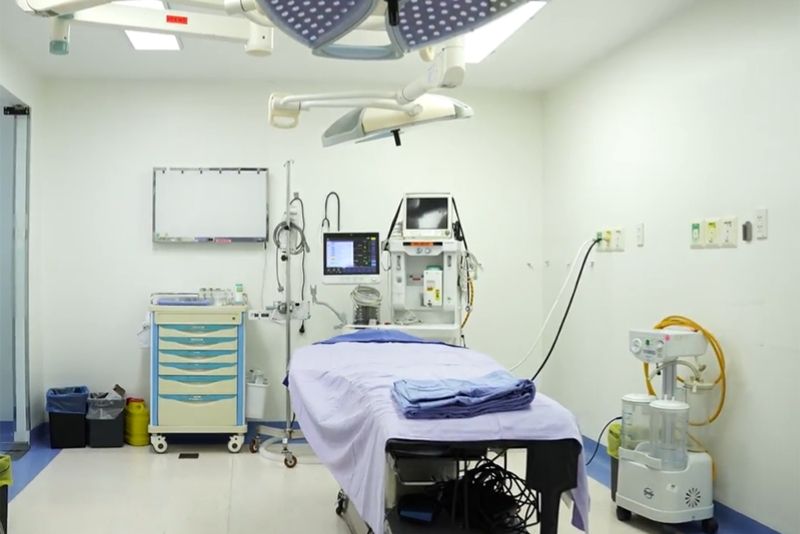 phòng phẫu thuật vô trùng tại kangnam
